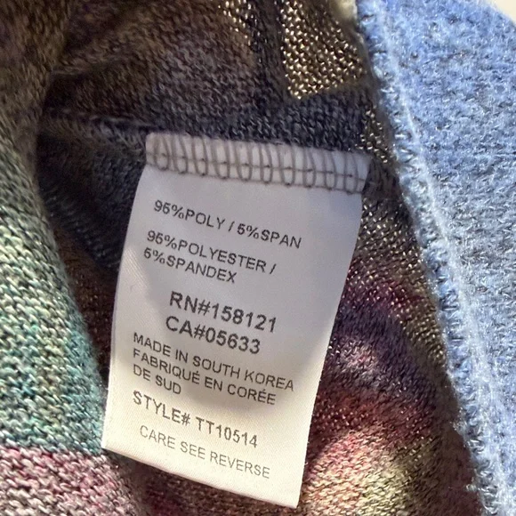 Trisha Tyler Colorful Abstract Patterned Sweater - Picture 5 of 6